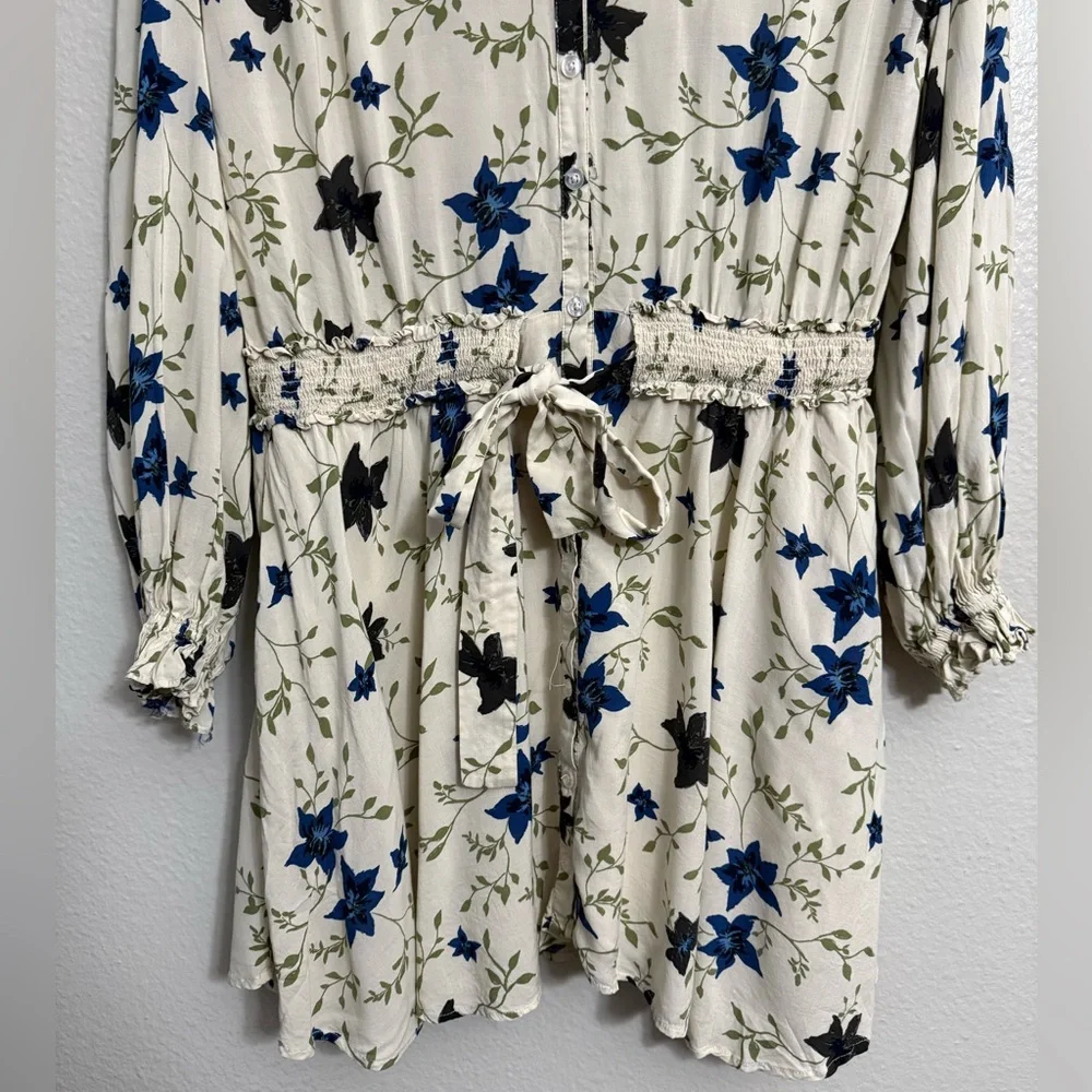 Free People Lighten Up Mini Dress in Tea Combo